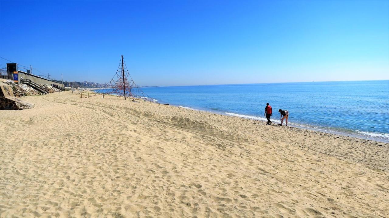Claire Seaview & Beach-Apartment Montgat Dış mekan fotoğraf