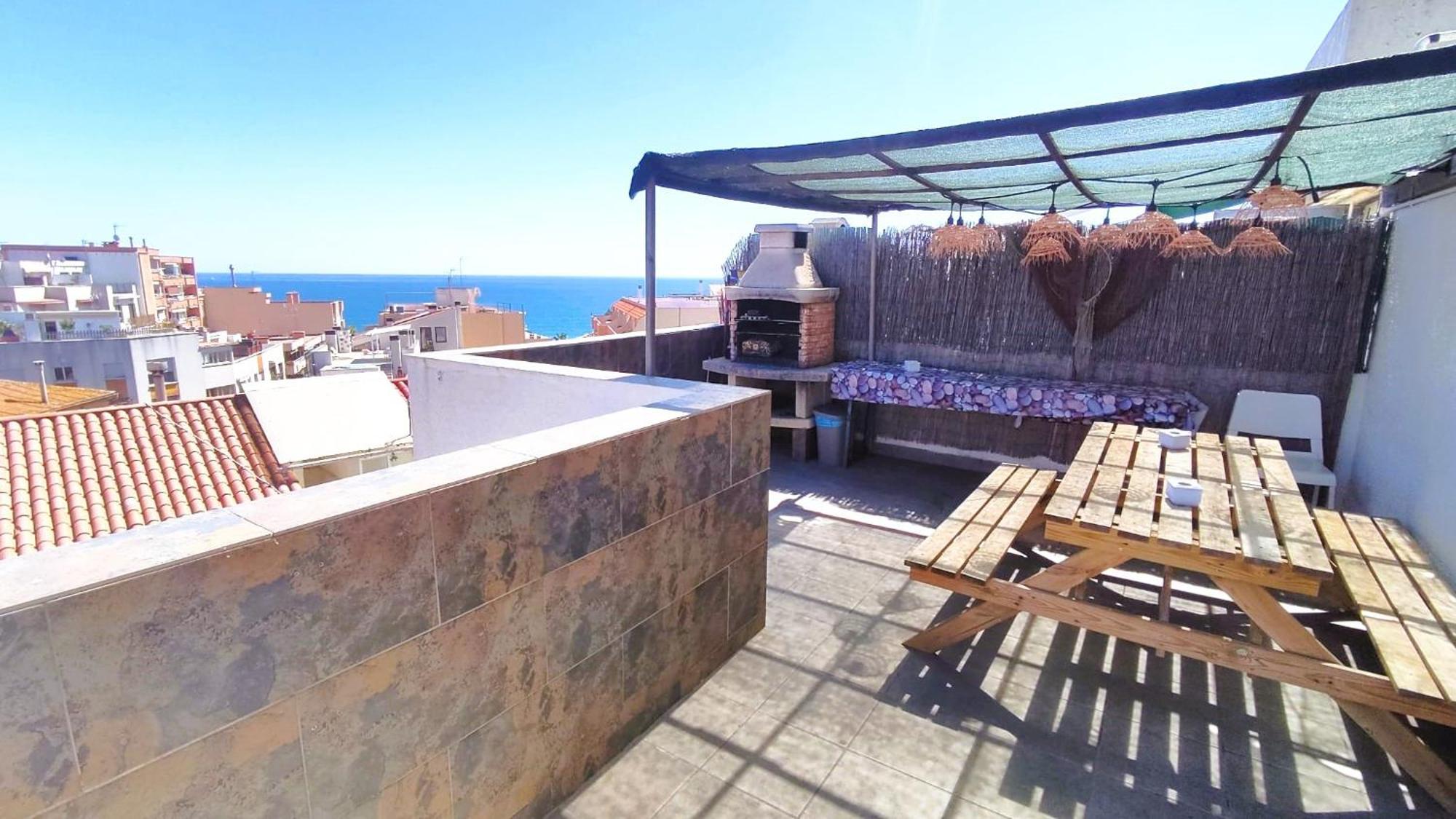 Claire Seaview & Beach-Apartment Montgat Dış mekan fotoğraf