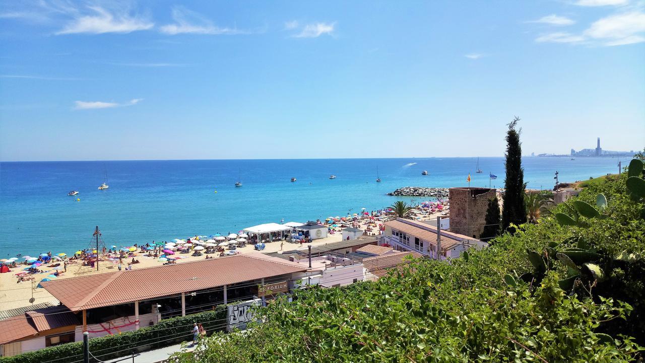 Claire Seaview & Beach-Apartment Montgat Dış mekan fotoğraf